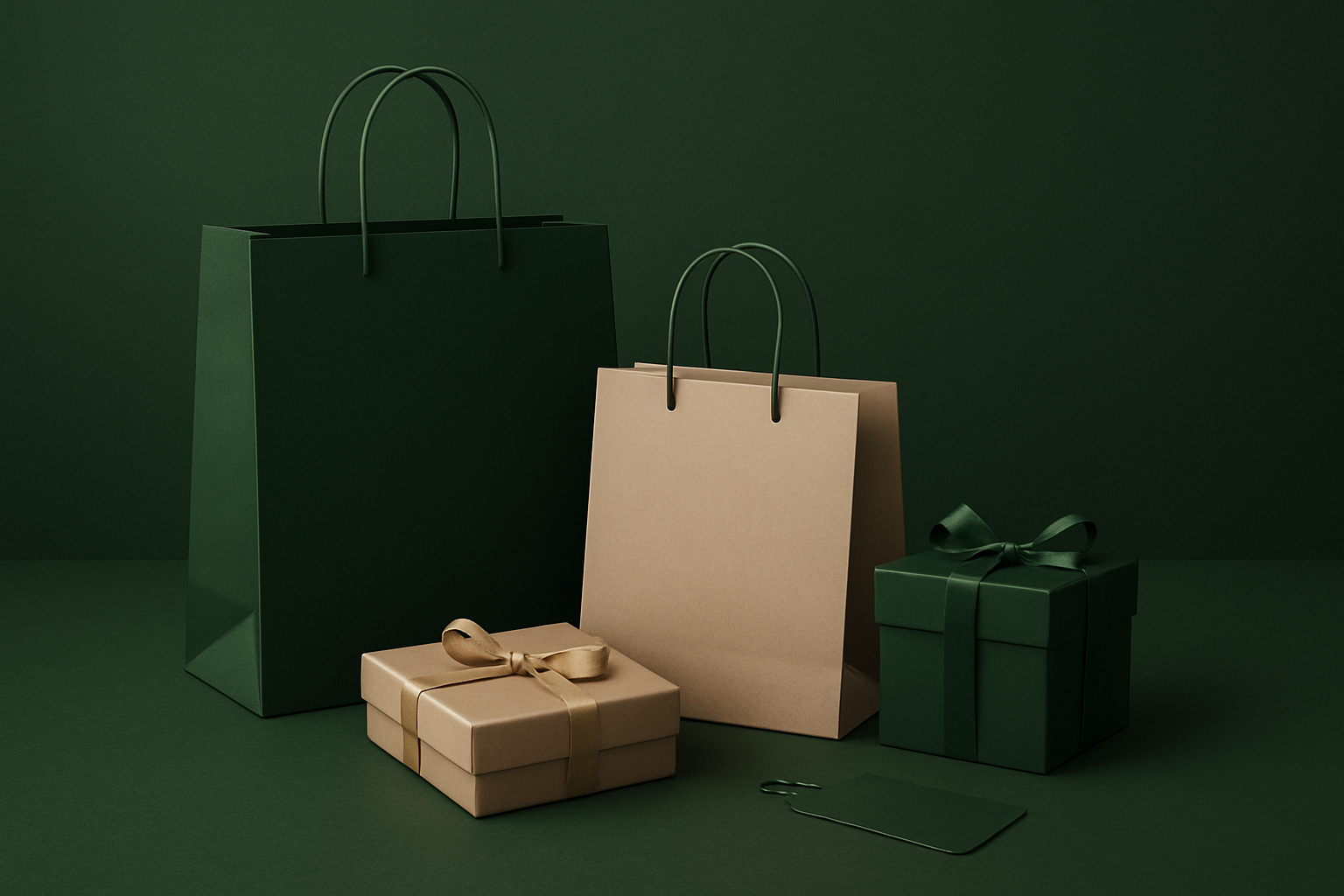 make a shopping background image with this use this color code #364d31